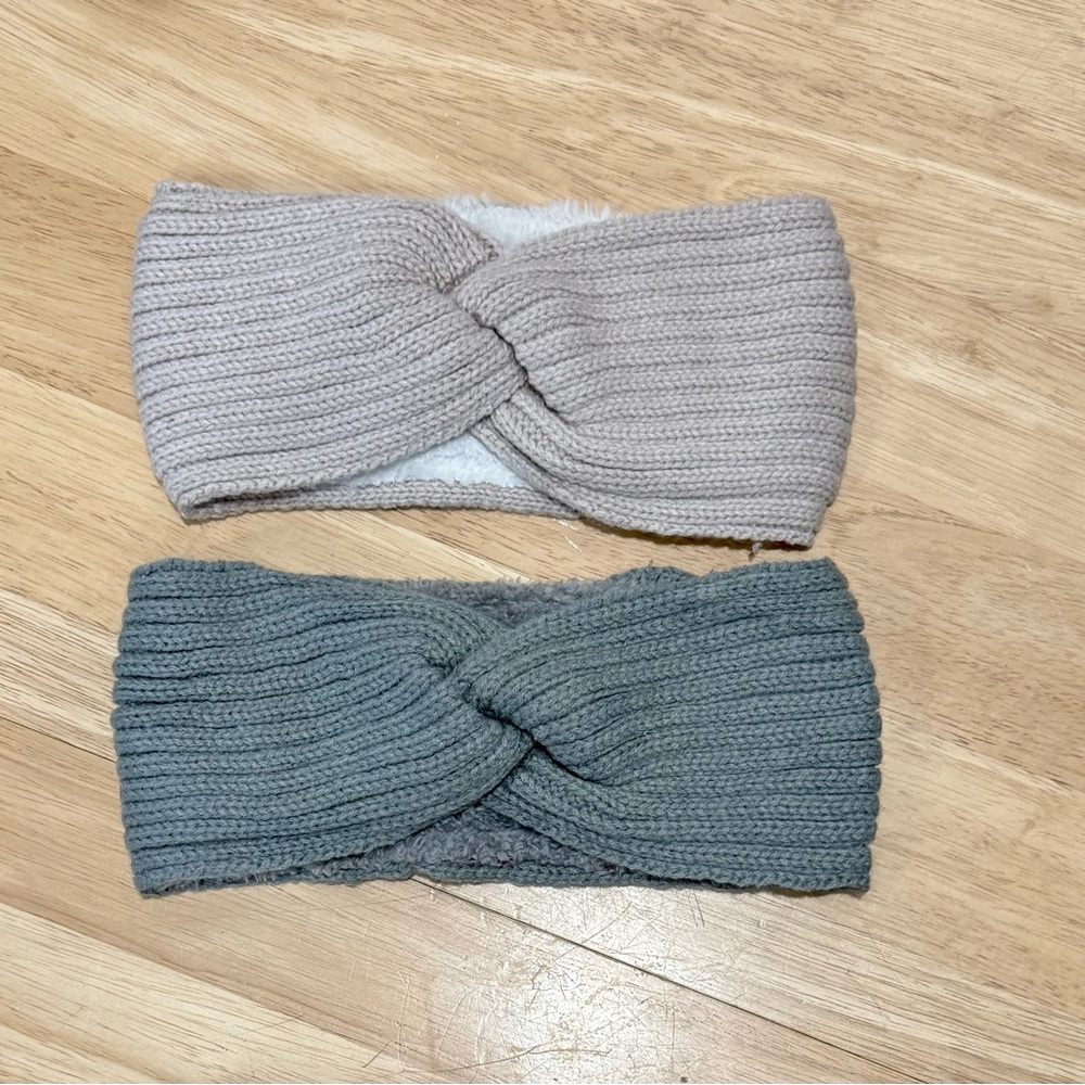 NWOT women’s ear warmer, headbands, faux fur lined
